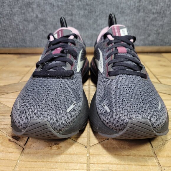 Brooks Adrenaline GTS 22 Women's Size 9.5 B Pearl black Metallic Running Sneaker - Picture 4 of 13